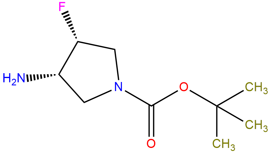 (3S, 4R)-Tert-butyl-3-amino-4-fluoro-pyrrolidine-1- carboxylate